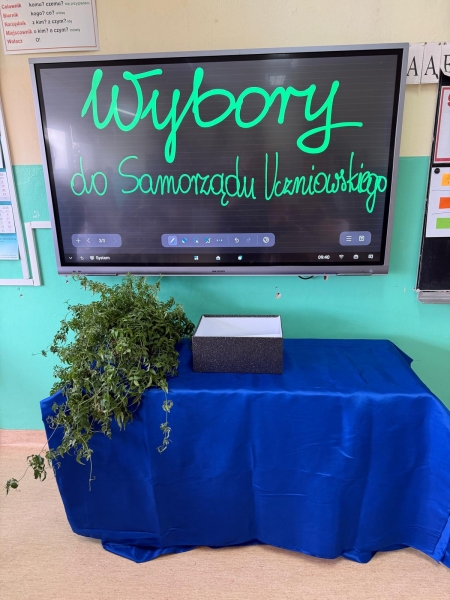 WYBORY DO SAMORZĄDU UCZNIOWSKIEGO